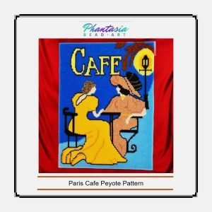 Paris Cafe Peyote Pattern