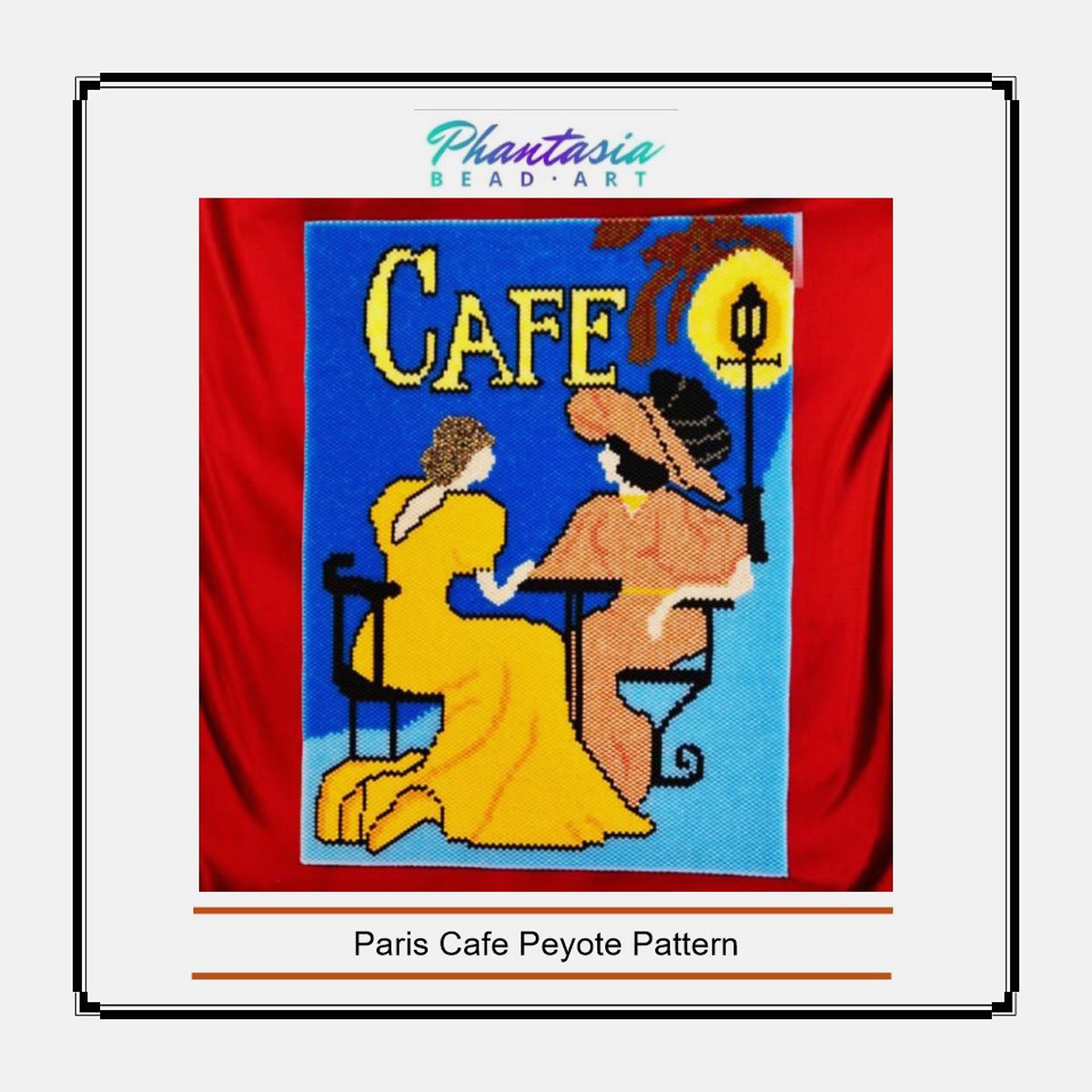 Paris Cafe Peyote Pattern