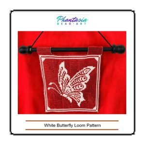 White Butterfly Loom Pattern