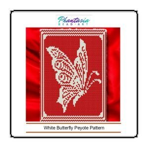 White Butterfly Peyote Pattern