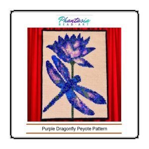 Purple Dragonfly Peyote Pattern